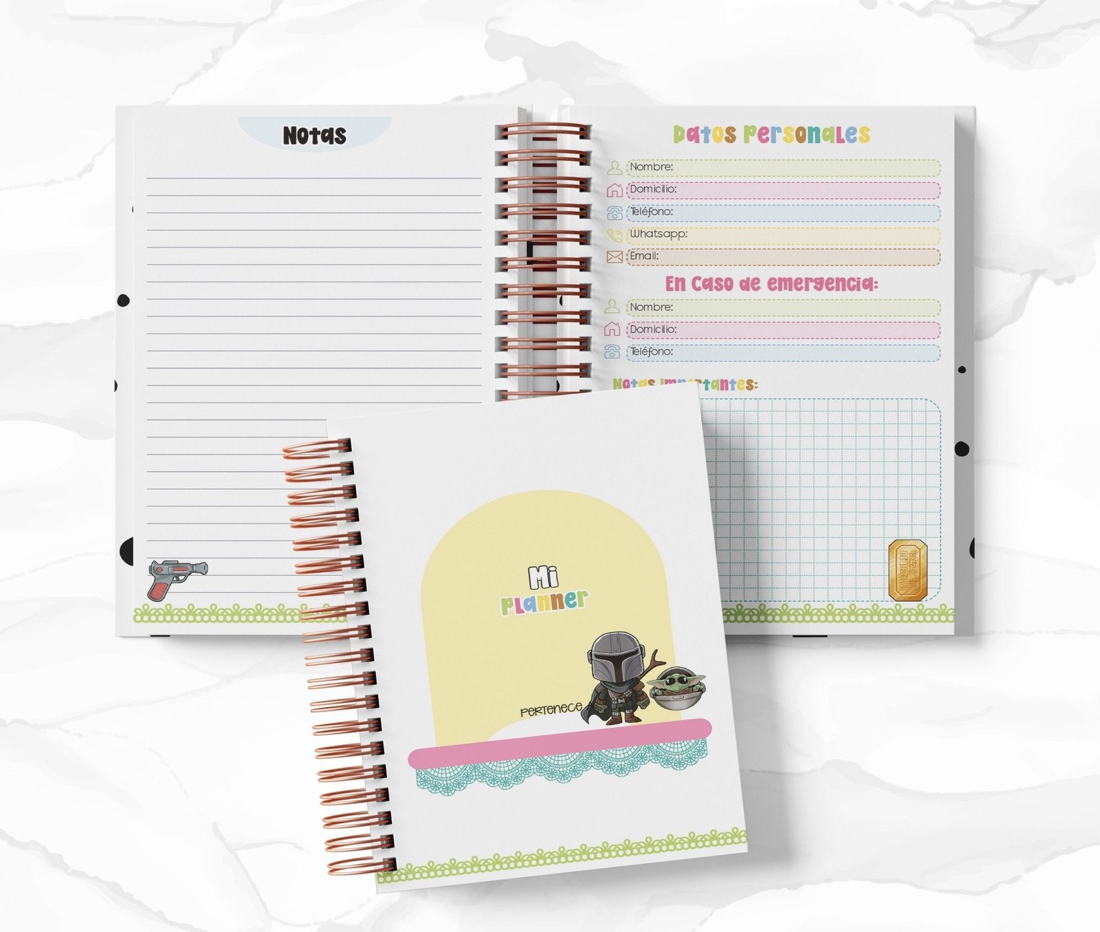 Planner 2 Días por Página - The Mandalorian