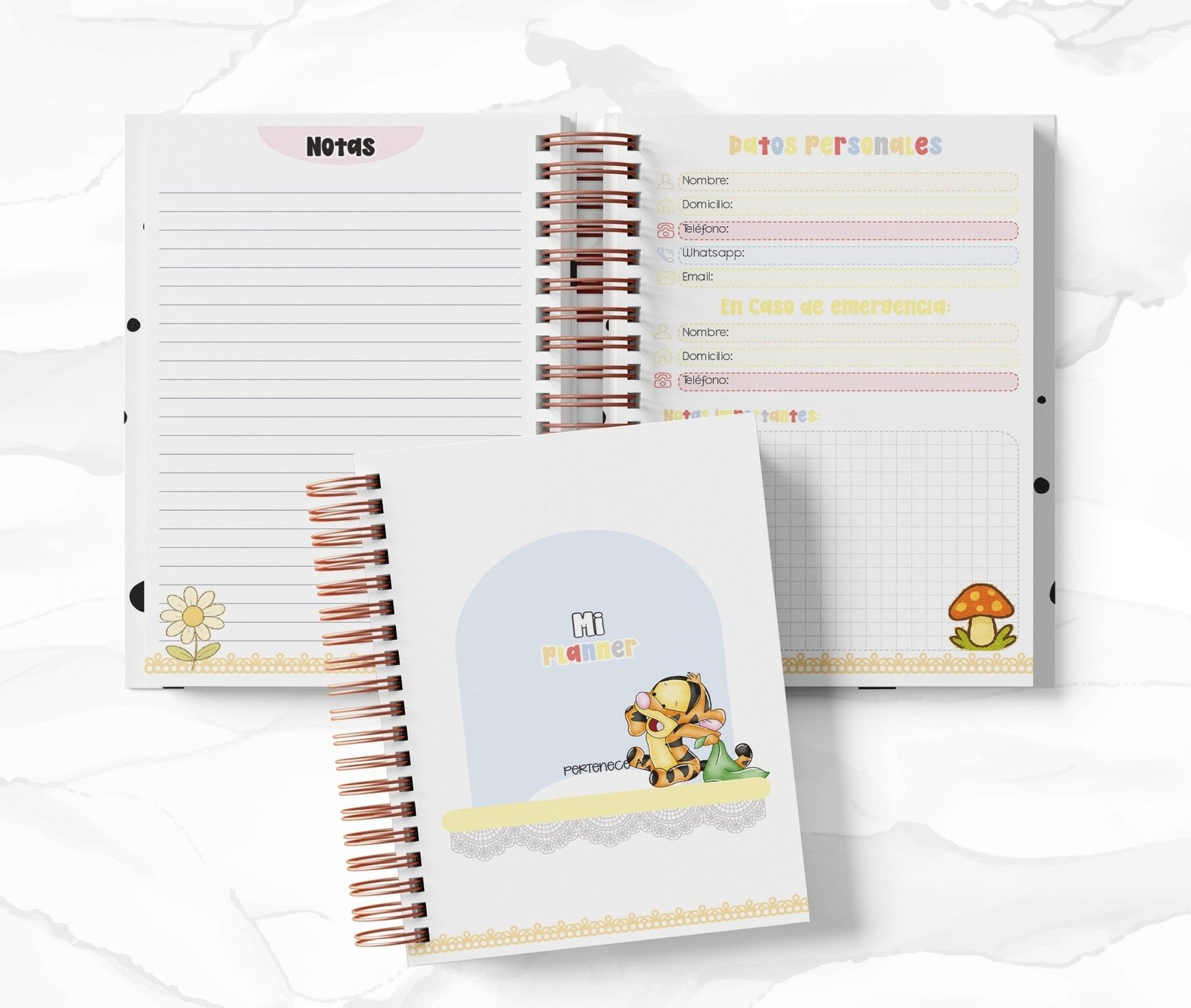 Planner 2 Días por Página - Winnie Pooh