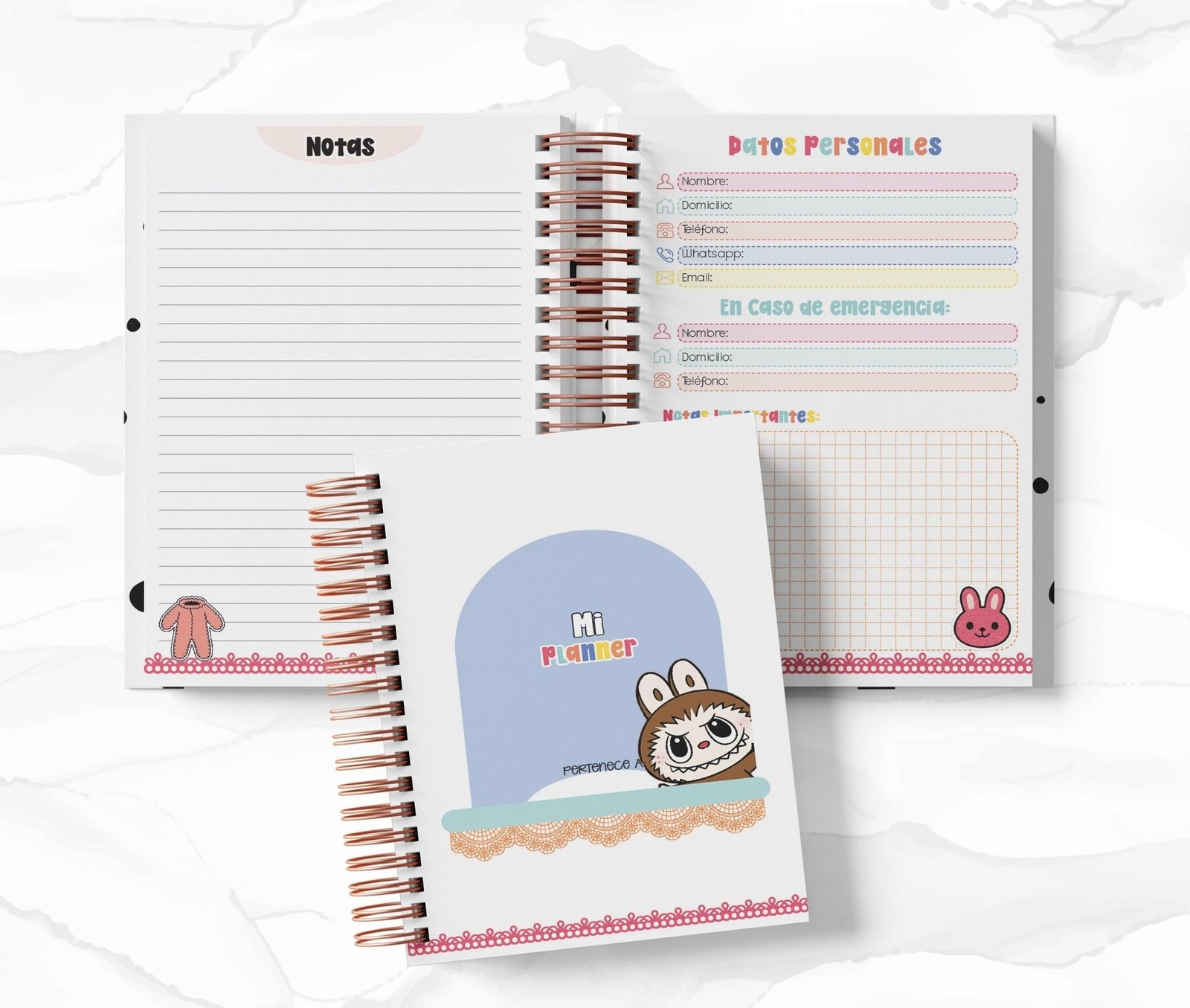 Planner Diario - Labubu