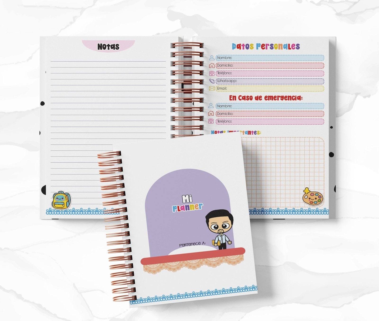 Planner Diario - Meryta Caballero