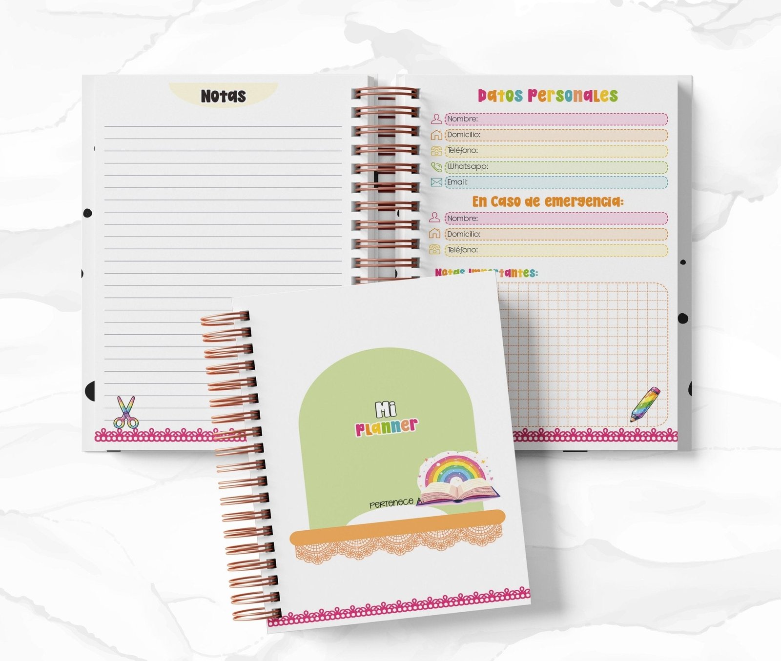 Planner Diario - Rainbow