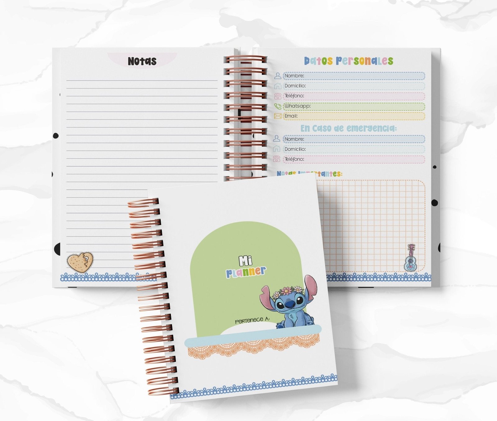 Planner Diario - Stitch