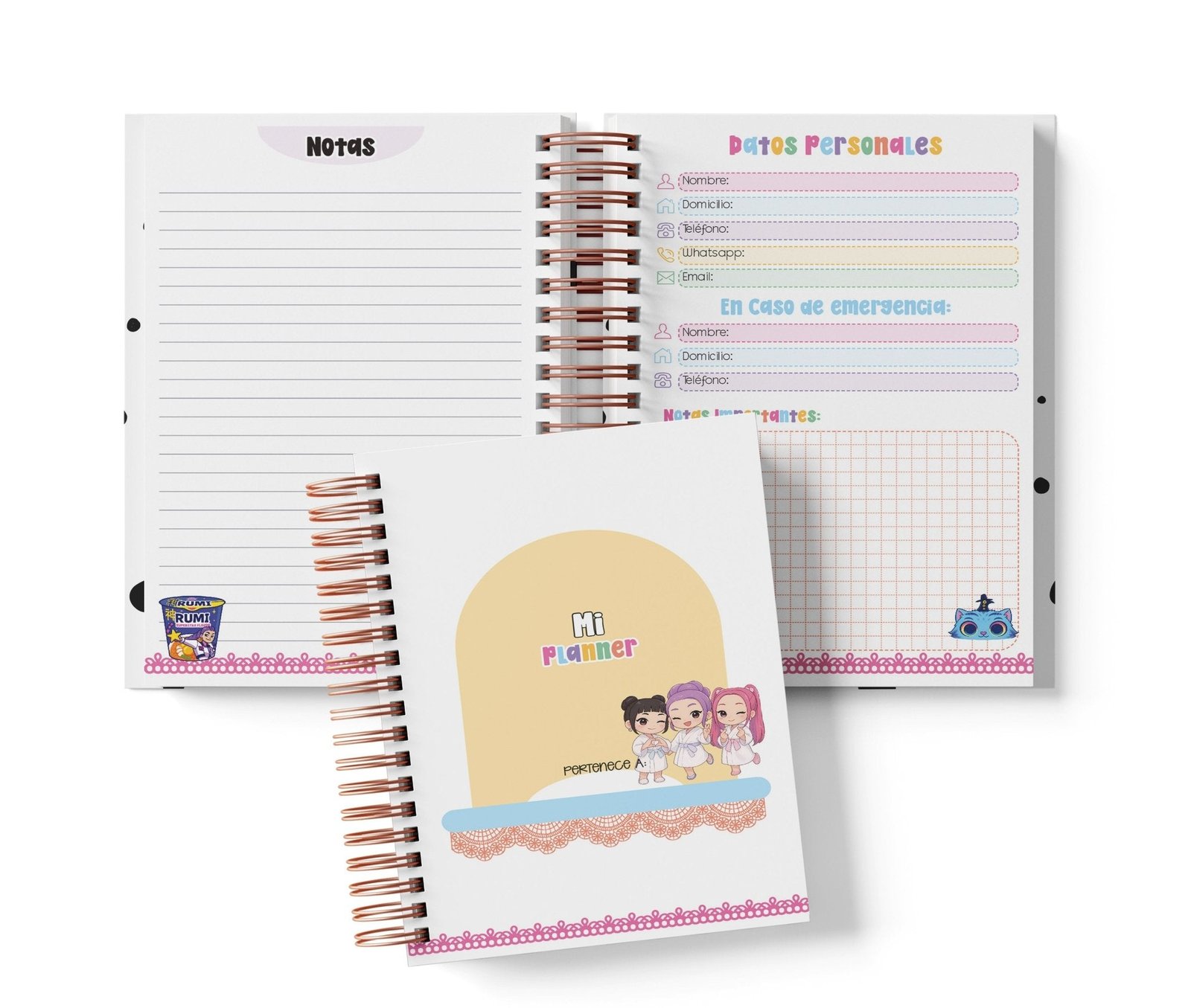 Planner Semanal - Huntrix