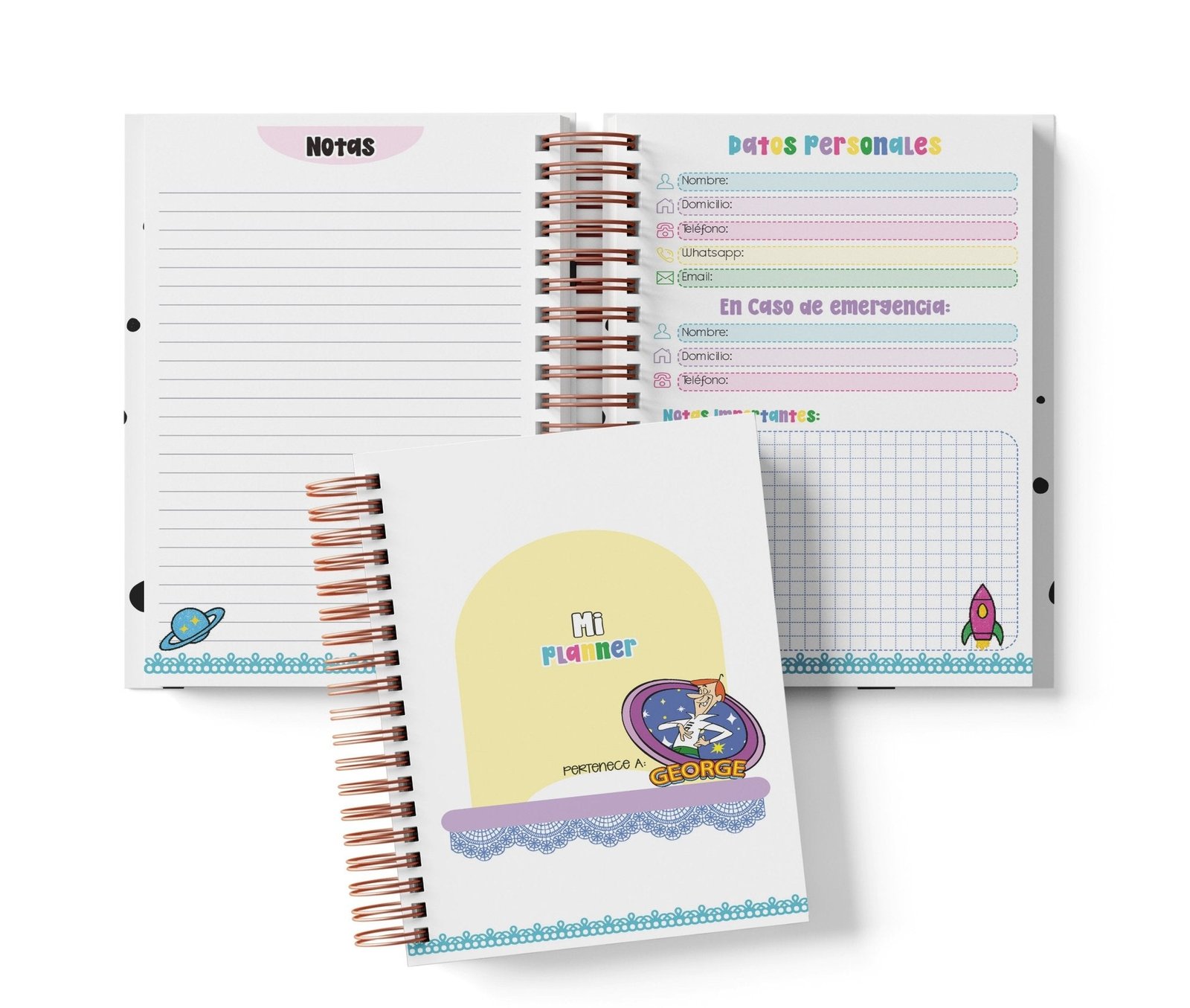 Planner Semanal - Los Supersónicos