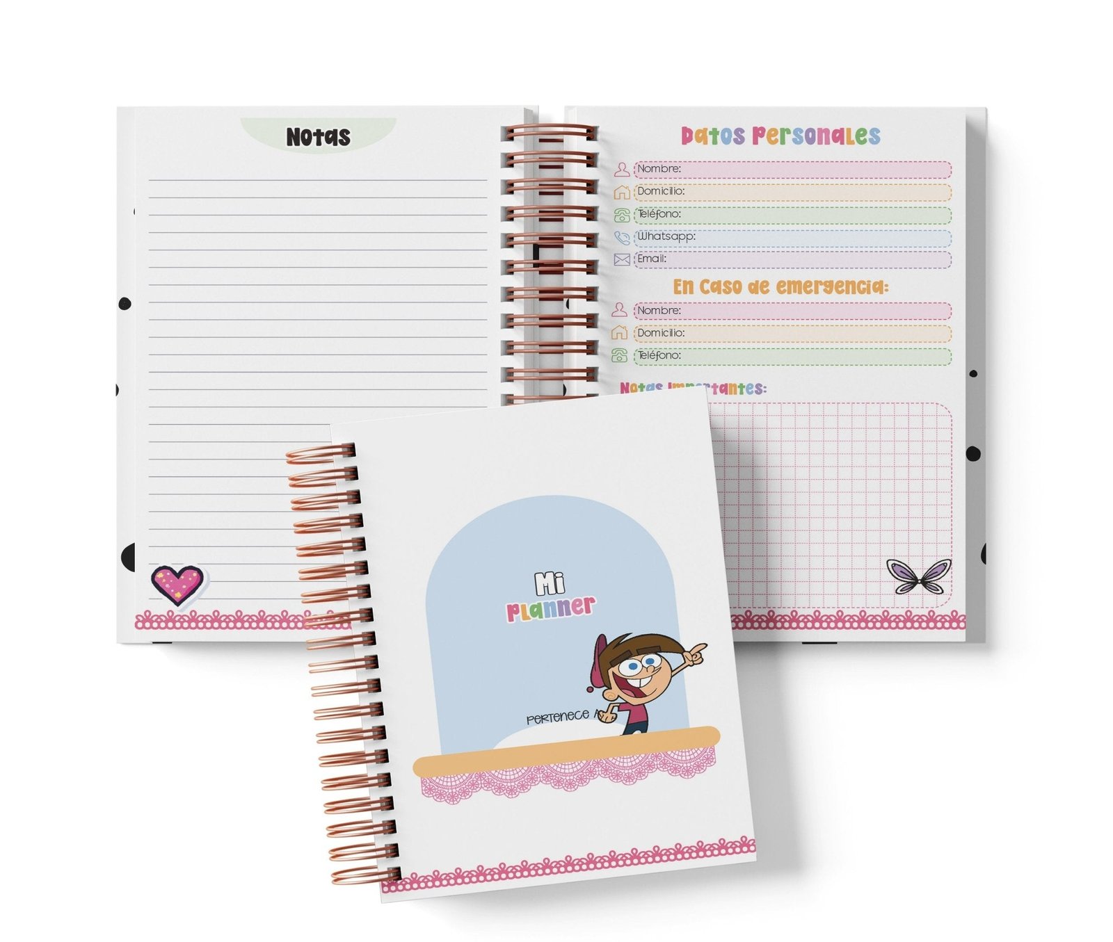 Planner Semanal - Padrinos Mágicos