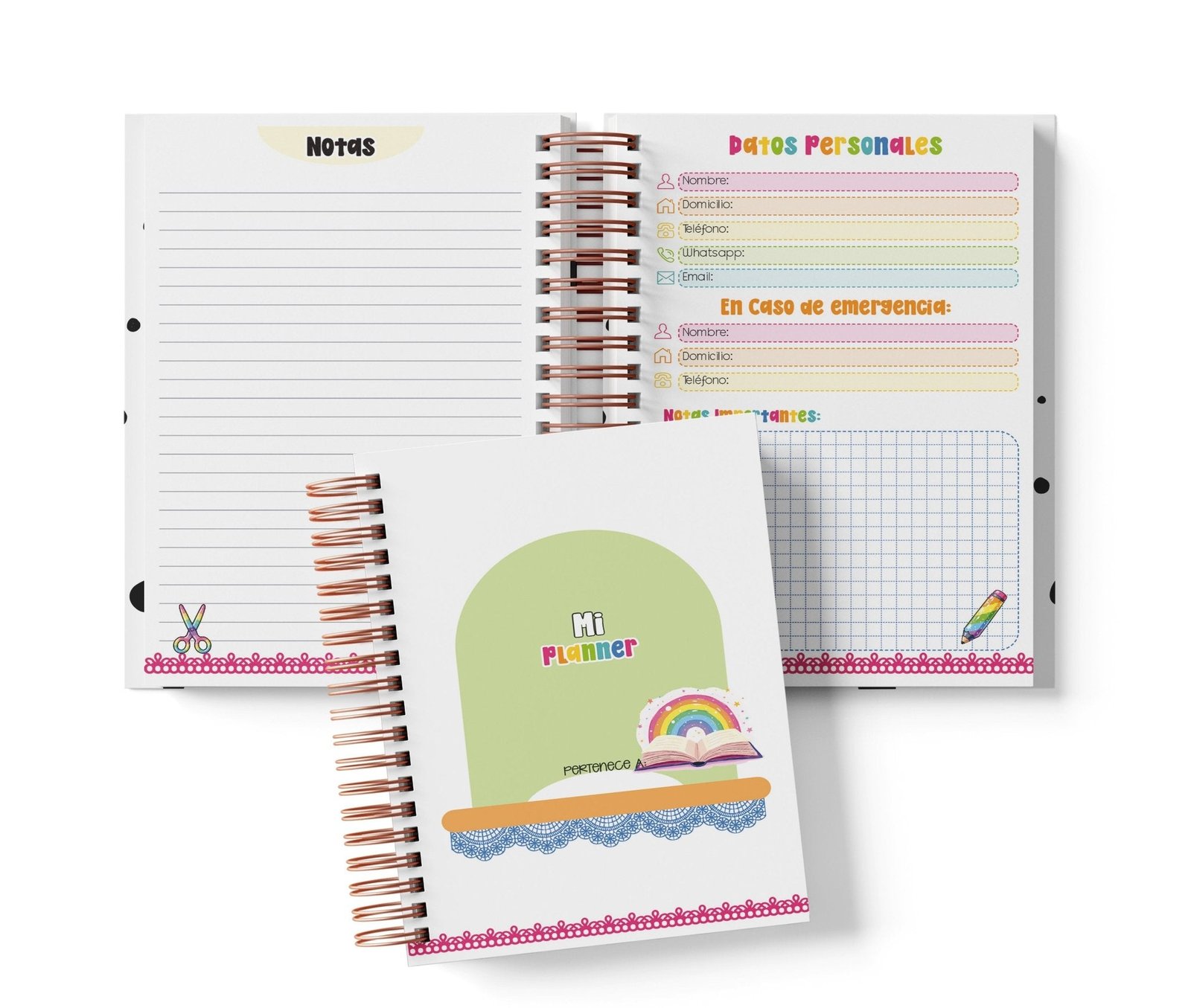 Planner Semanal - Rainbow