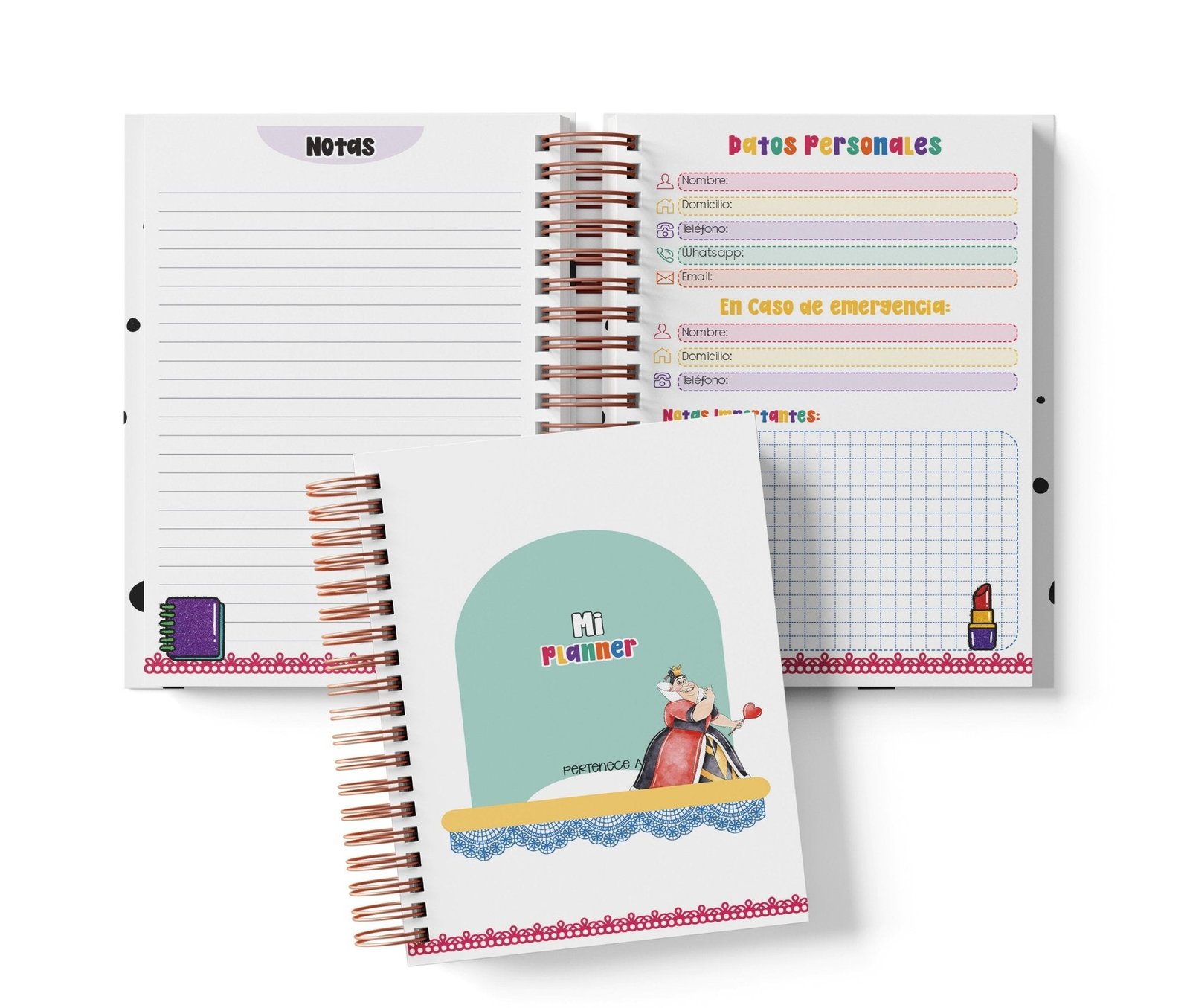 Planner Semanal - Villanas Disney